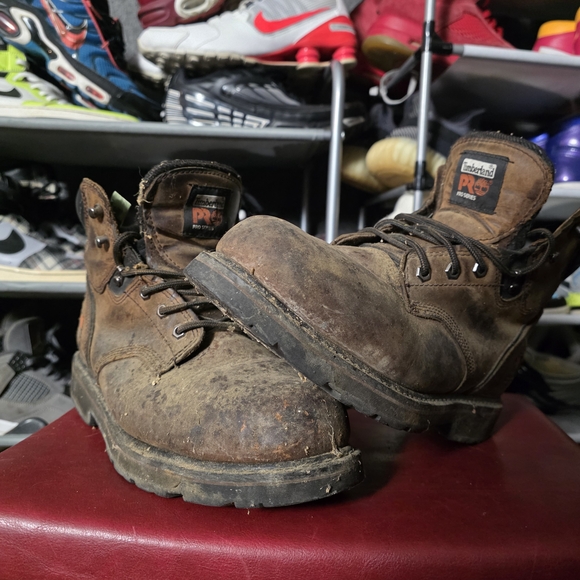 🔥 Timberland PRO Size 10.5 Men\'s Brown Work Boots